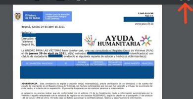 certificado de desplazado certificado de victimas