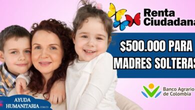Renta Ciudadana: Subsidio $500.000 para madres solteras inicia en abril