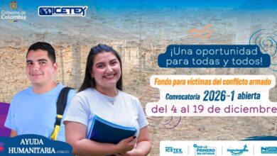 Convocatoria 2026-1 del fondo condonable para víctimas del conflicto armado