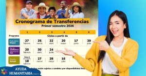 Cronograma de transferencias monetarias Prosperidad Social 2026