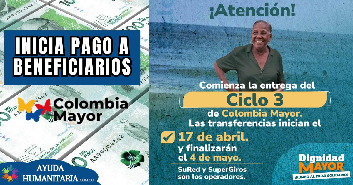 beneficiarios de Colombia Mayor