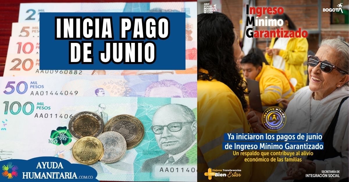 Beneficiarios de Ingreso Mínimo Garantizado recibiendo pagos de junio en Bogotá durante 2026